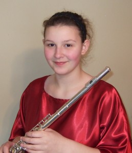 Naomi Ford received marks of 94 in Class 804C, 97 in Class 804D, 95 in Class 804E (Instrumental-Flute)